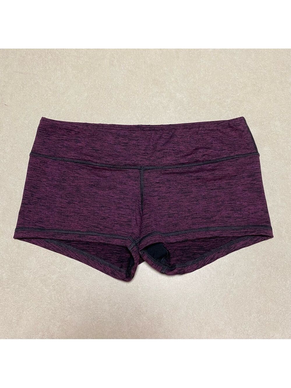 Fleo Low Rise Contour Short 2.5" Heather Plum Size Large